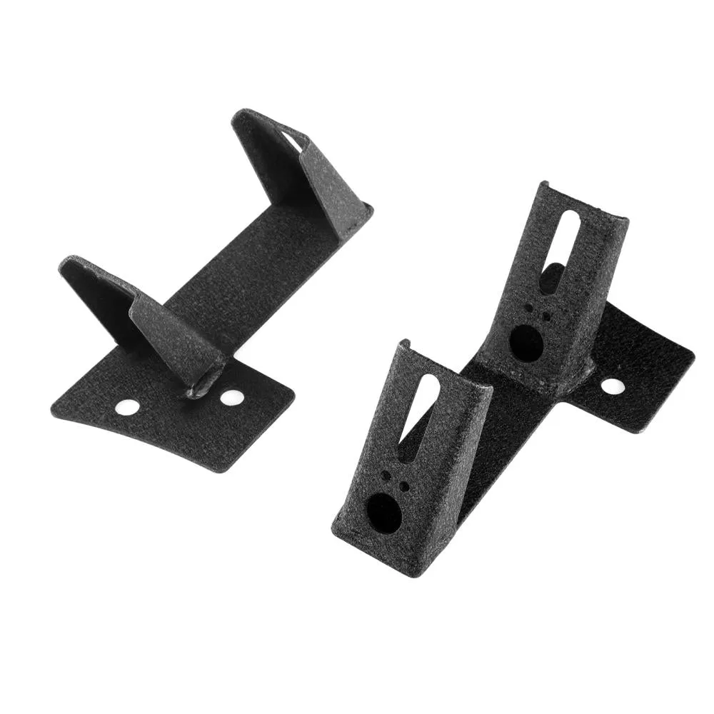 4pcs 4" 4D SPOT PODS & Dual A-Pillar Light Lower Windshield Hinge Mounting Brackets For Jeep Wrangler JK 2DR/4DR 2007~2017