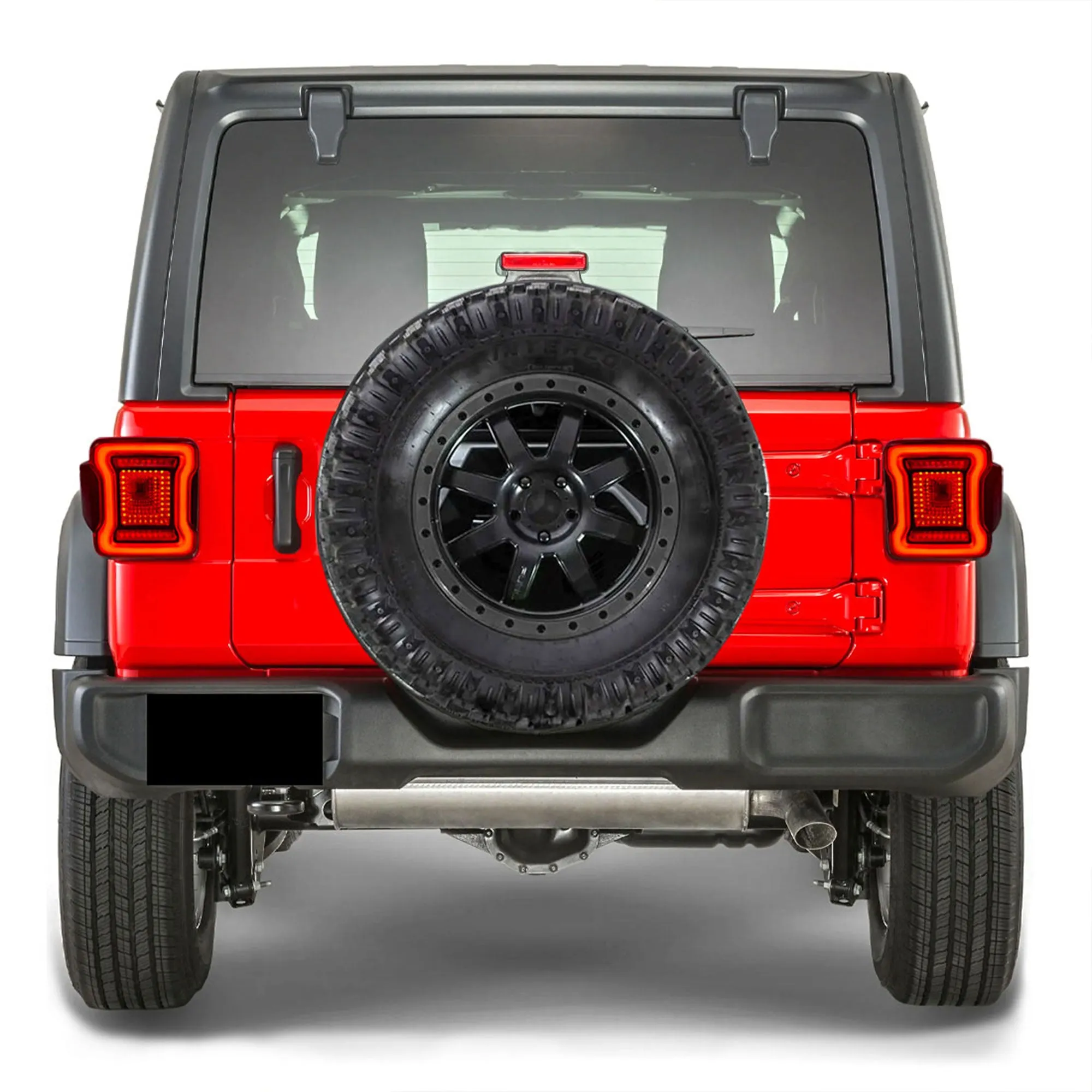 AMERICAN MODIFIED Red V2 Tunnel Tail Lights-2018-20 Jeep Wrangler JL(Open Box)