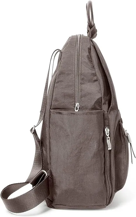 Baggallini New Classic Heritage Women's Backpack with Rfid All Day Phone Strap, Gray