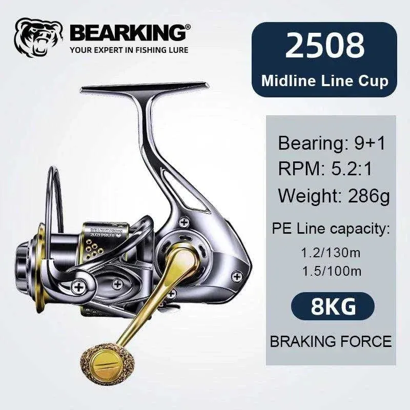 BEARKING Alpha All Metal Spinning Reel