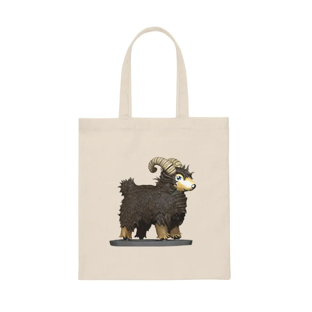 Brown Sheep Canvas Tote Bag