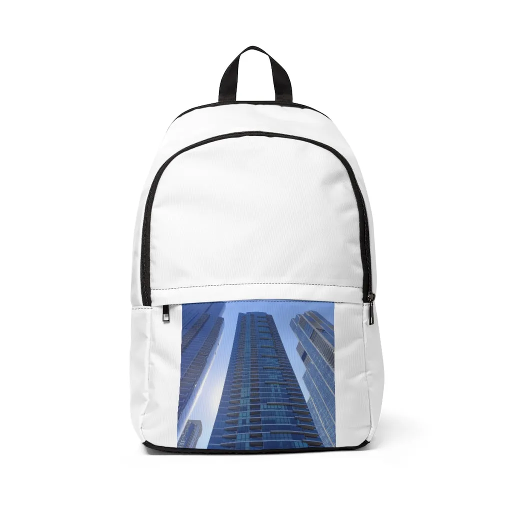 Chicago Skyline Unisex Fabric Backpack