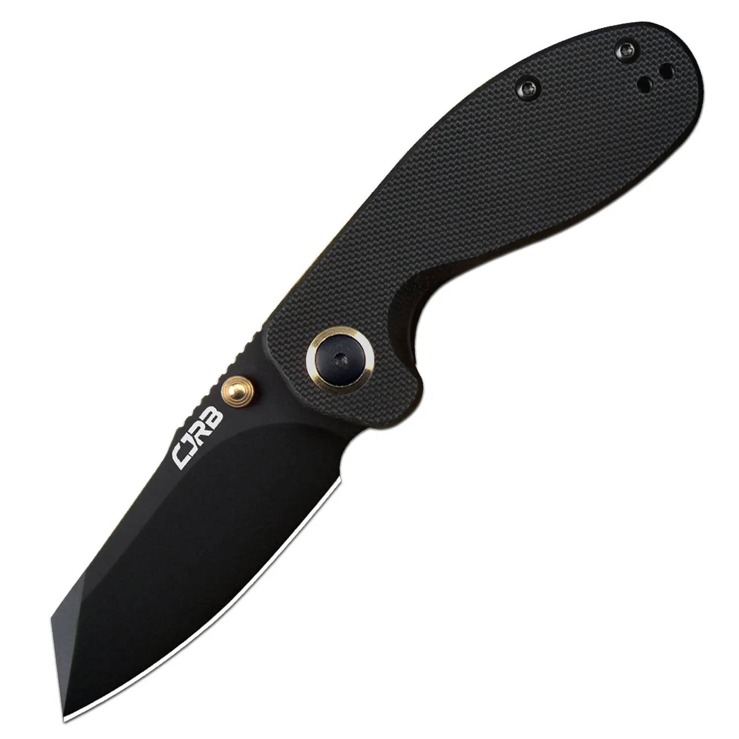 CJRB More Maileah J1918l Black Pvd Coated AR-RPM9  Steel Blade Folding Knives