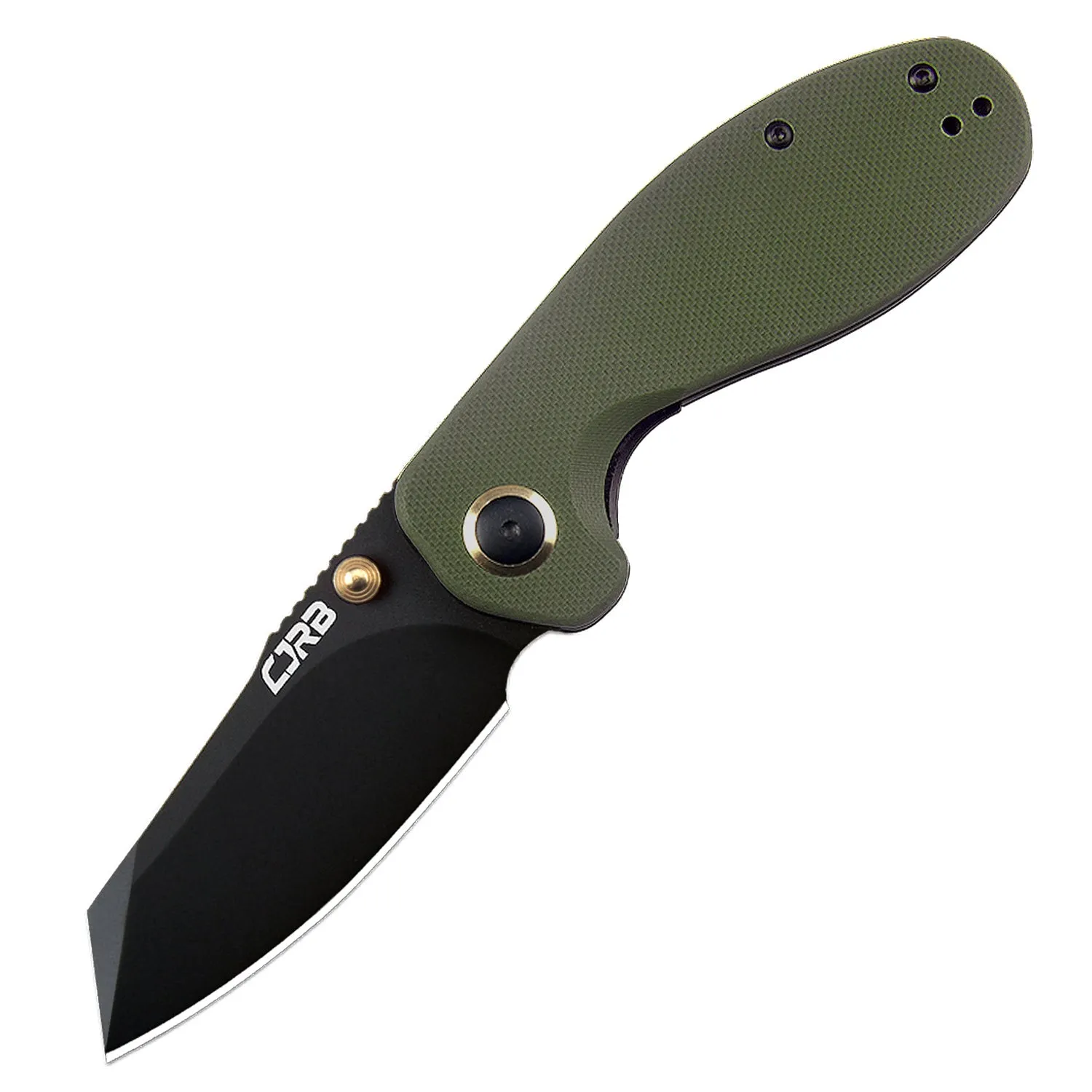 CJRB More Maileah J1918l Black Pvd Coated AR-RPM9  Steel Blade Folding Knives