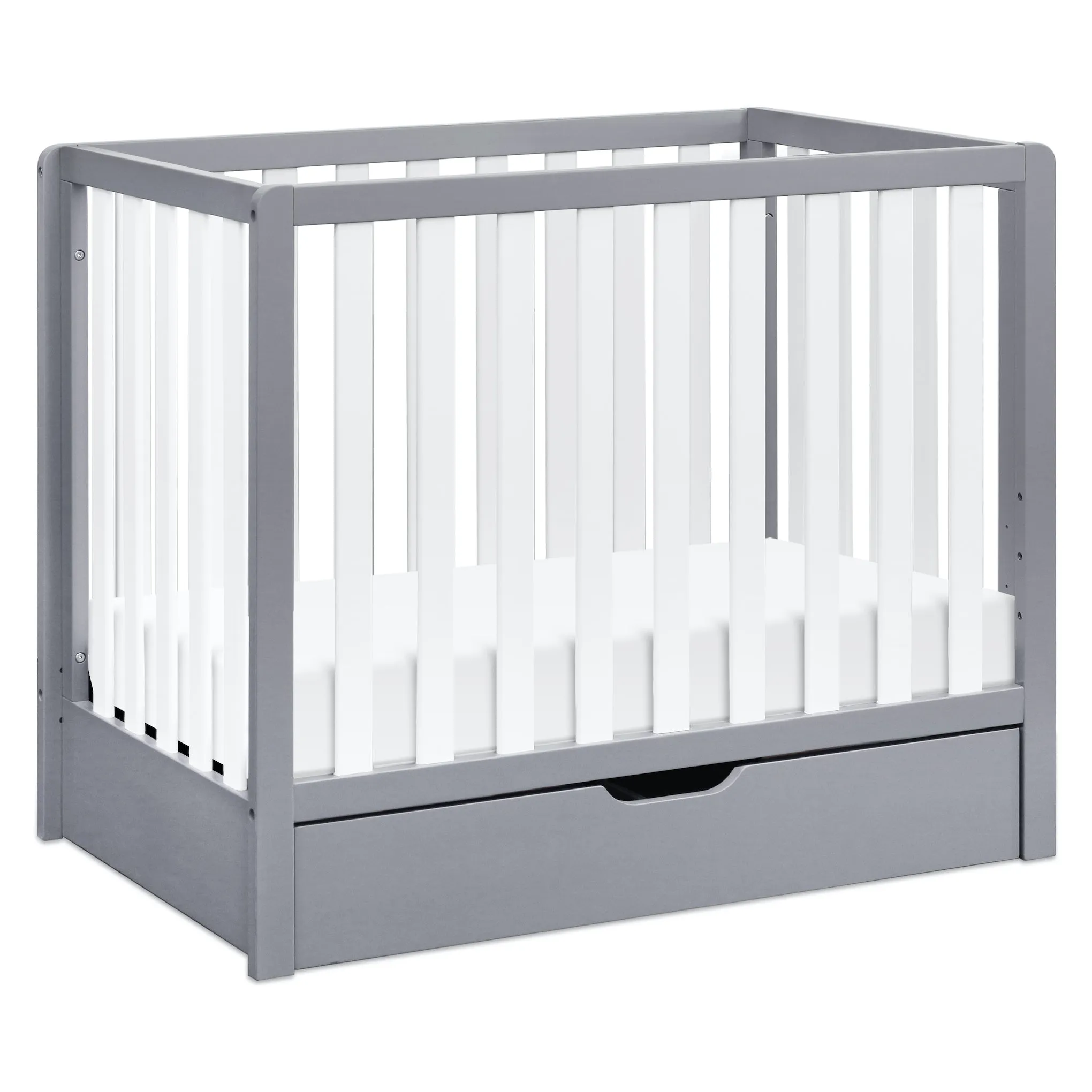 Colby 4-in-1 Convertible Mini Crib with Trundle