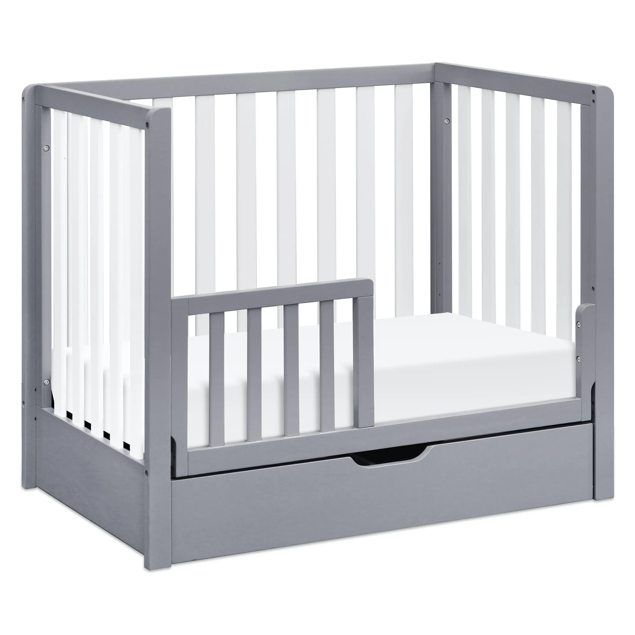 Colby 4-in-1 Convertible Mini Crib with Trundle