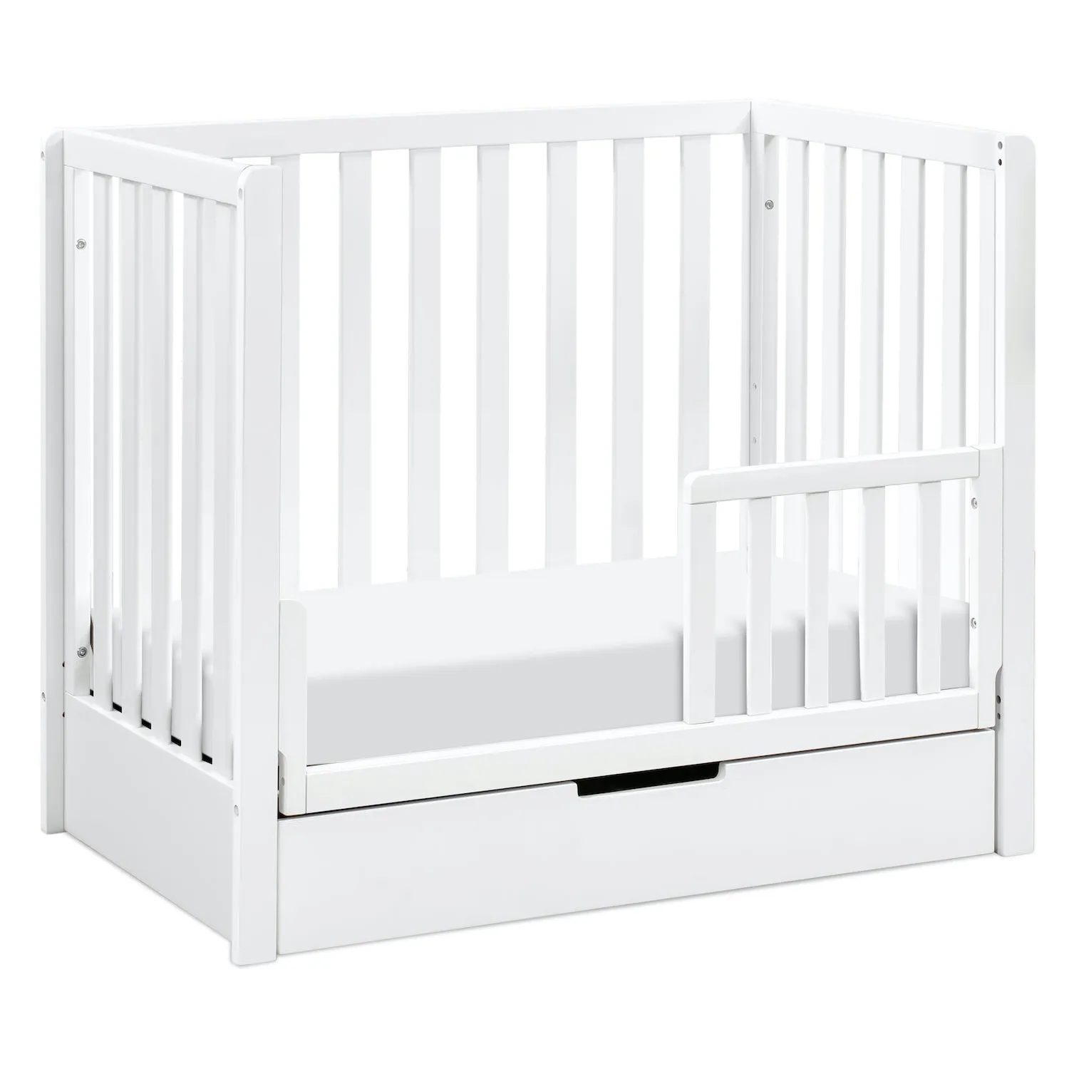 Colby 4-in-1 Convertible Mini Crib with Trundle