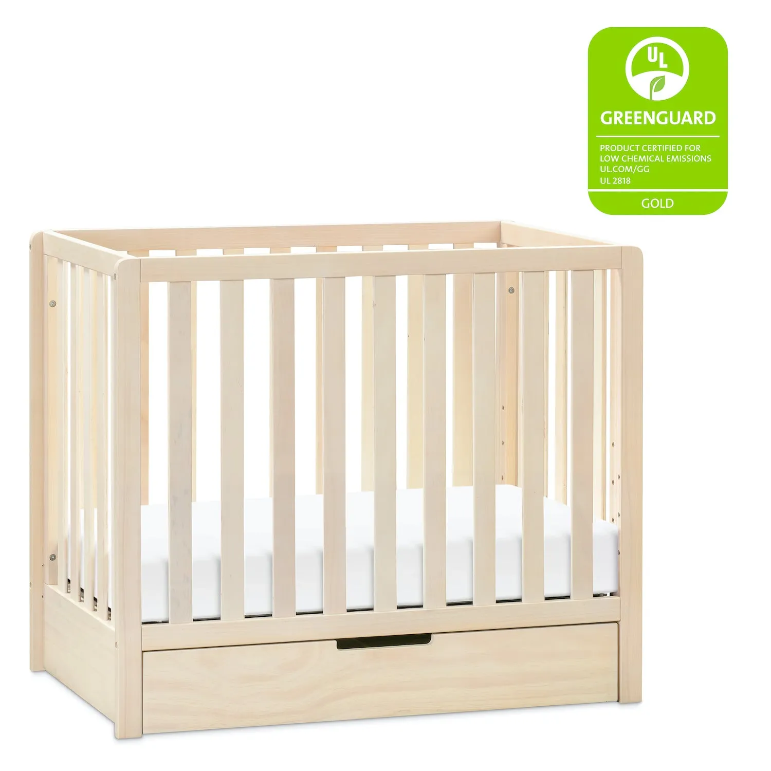 Colby 4-in-1 Convertible Mini Crib with Trundle