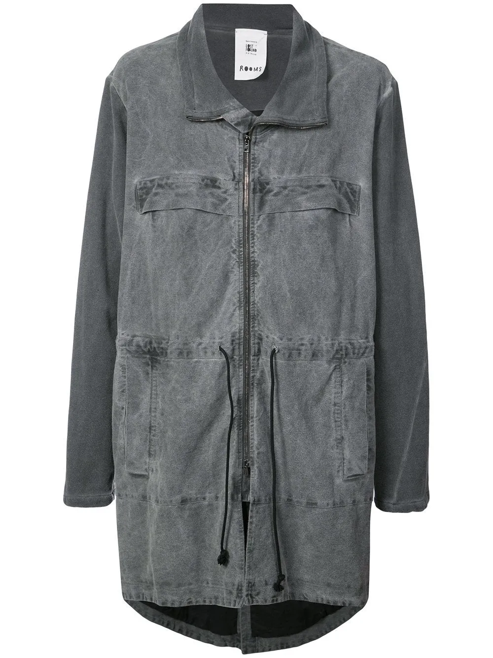 Cold Black Moleskin Parka