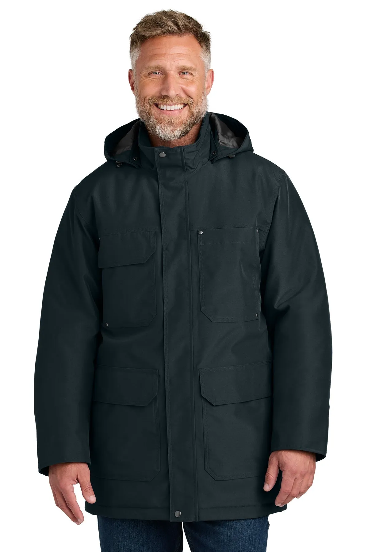 CornerStone Elements Insulated Custom Parkas, Navy