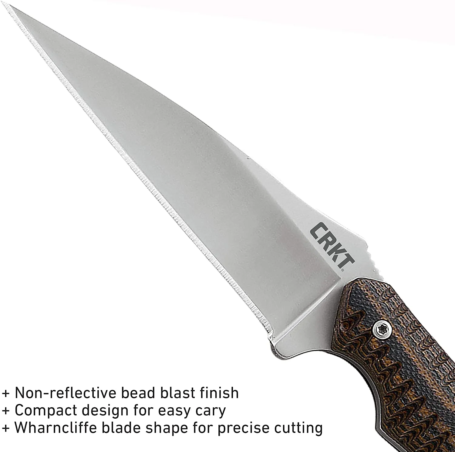 CRKT S.P.E.W. EDC Fixed Blade Knife with Sheath