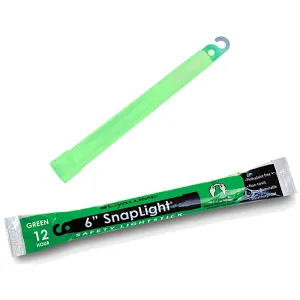 Cyalume SnapLight Lightstick 12 Hour 6”  Green