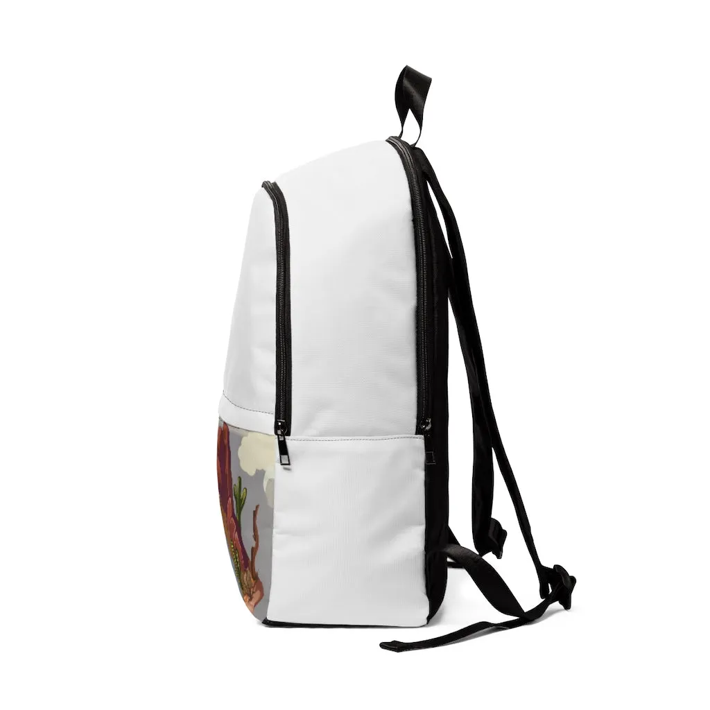 Desert Unisex Fabric Backpack