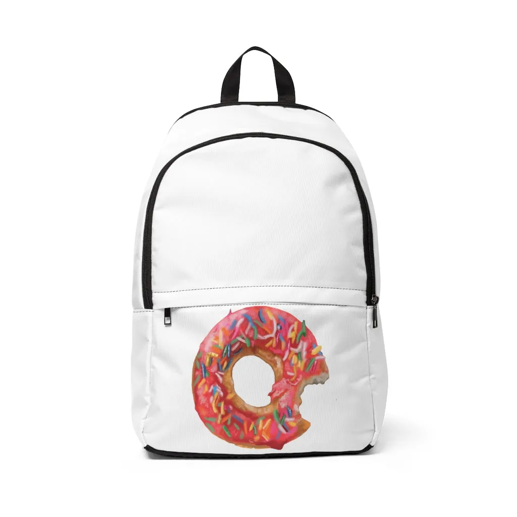 Donut Unisex Fabric Backpack