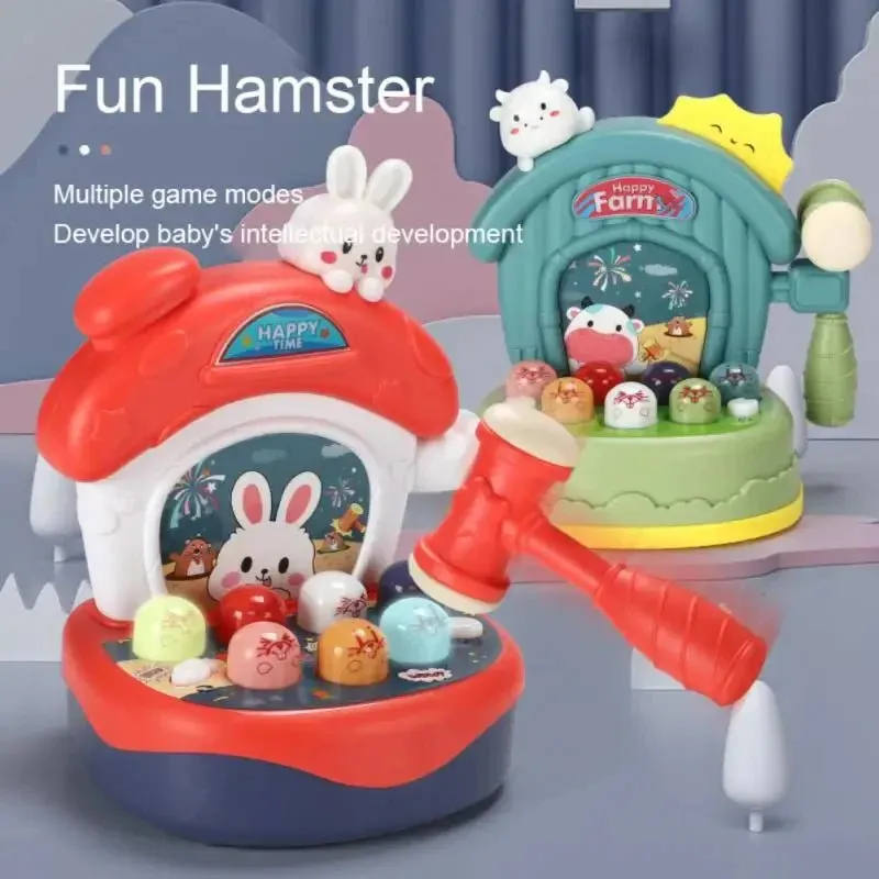 Early Education Hit Hamster Game With Light and Sound