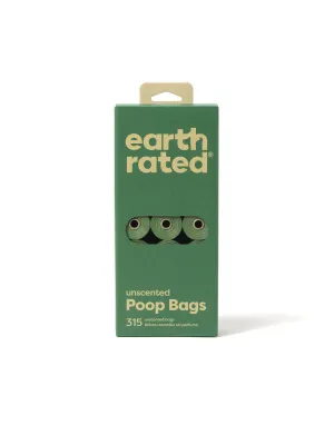 Earth Rated Poop Bags 315ct on 21 Refill Rolls- Unscented