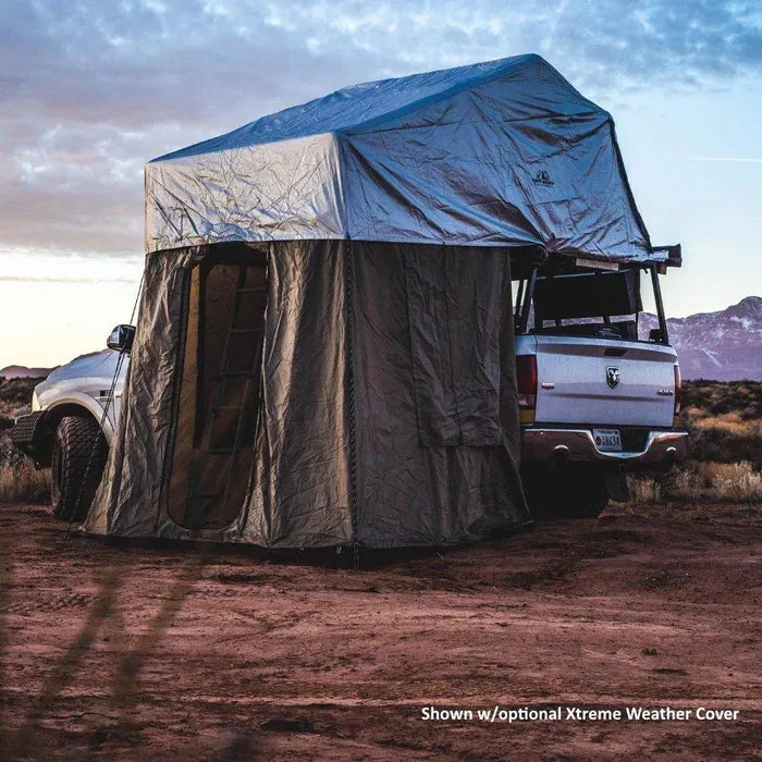 ELITE ROOFTOP TENT INCLUDES ANNEX ROOM, 4-5 PERSON, TAN, BY TUFF STUFF OVERLAND