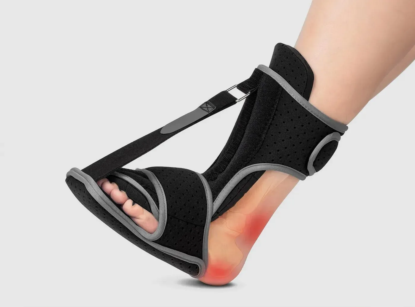 FitVille Night Splints for Heel Pain (Unisex)