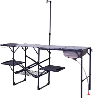 GCI Outdoor Master Cook Station Portable Camp Kitchen Outdoor Folding Table