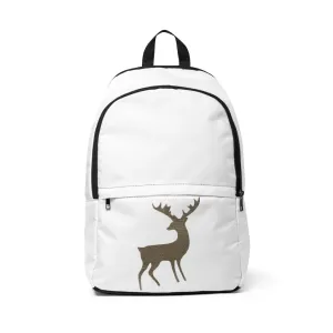 Golden Deer Unisex Fabric Backpack