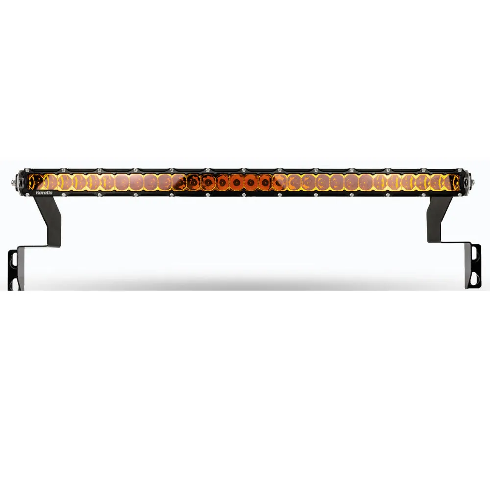 Heretic - Behind The Grille - 30" Light Bar - Amber Lens - Toyota 4Runner (2010-2021), Tacoma (2016-2021), Tundra (2014-2021)