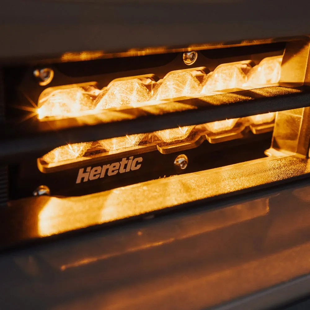 Heretic - Behind The Grille - 30" Light Bar - Amber Lens - Toyota 4Runner (2010-2021), Tacoma (2016-2021), Tundra (2014-2021)