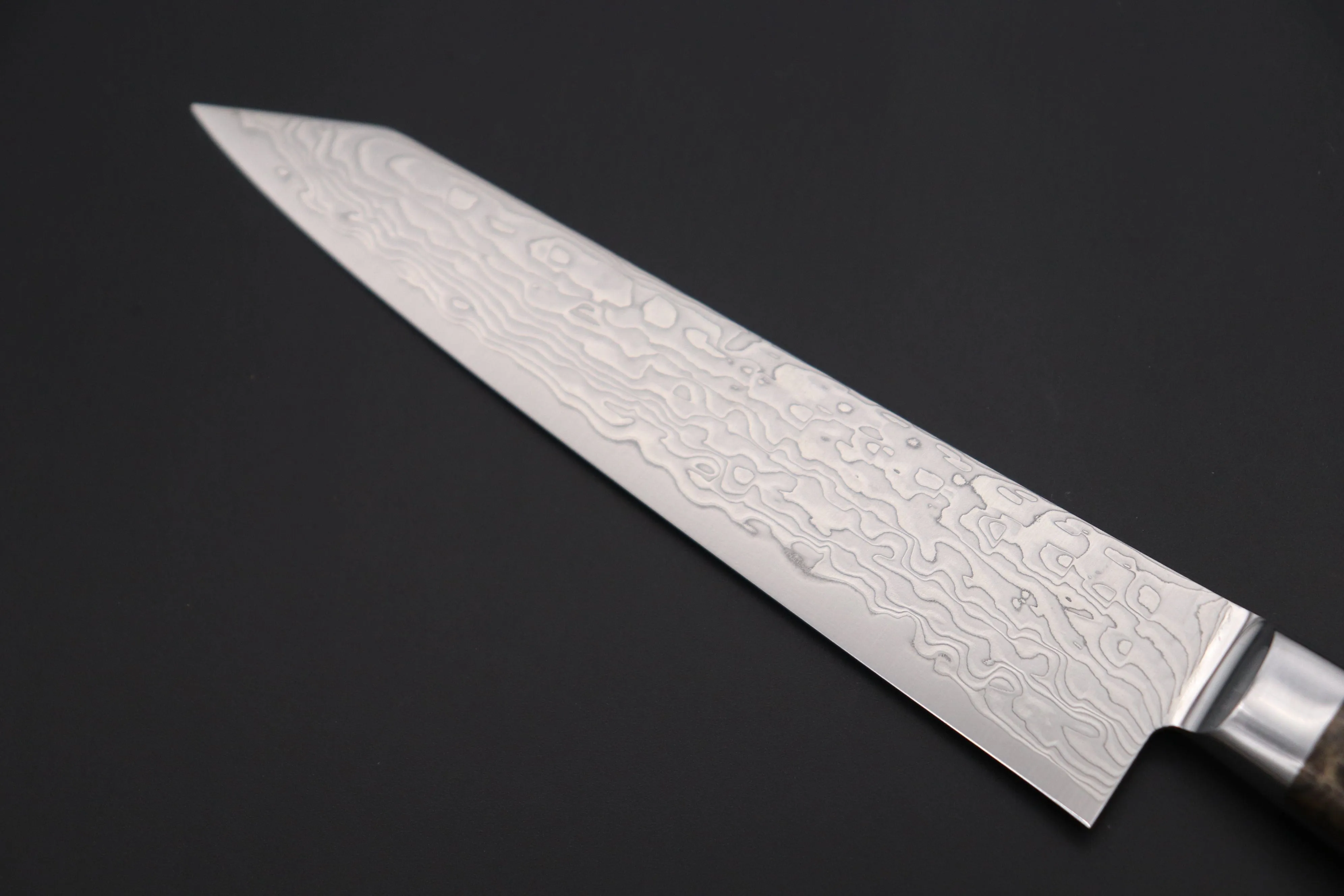 JCK Original Kagayaki Grand Canyon R-2 White & Silver Damascus Series GCYU-23 Kiritsuke Petty 145mm (5.7 Inch)