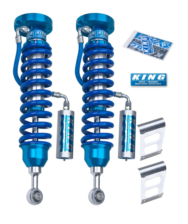 King Shocks 2.5  Front Coilovers w/Remote Reservoir | 2007-2021 Toyota Tundra