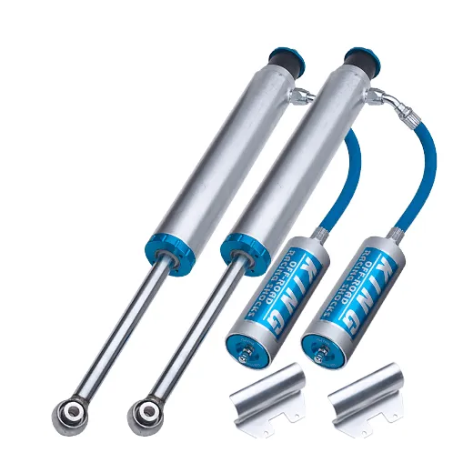 King Shocks Rear 2.5 Remote Reservoir Shocks w/Adjusters - 2005  Toyota Tacoma 6 Lug (25001-121A)