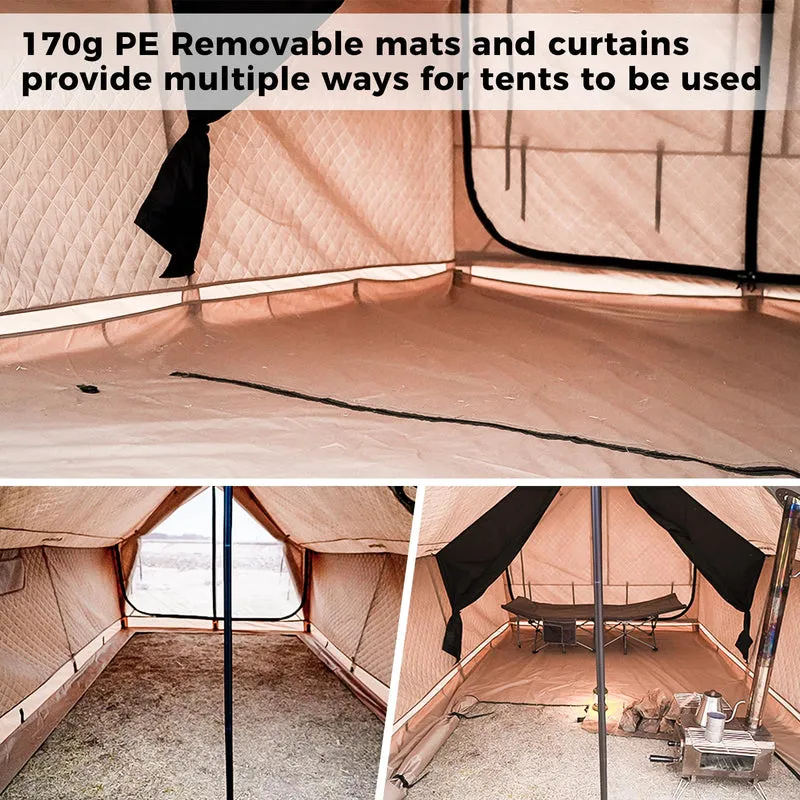 KingCamp MOUNTAIN IN C4 4-Season Quilted Cabin Tent | Estimated Arrival by Nov