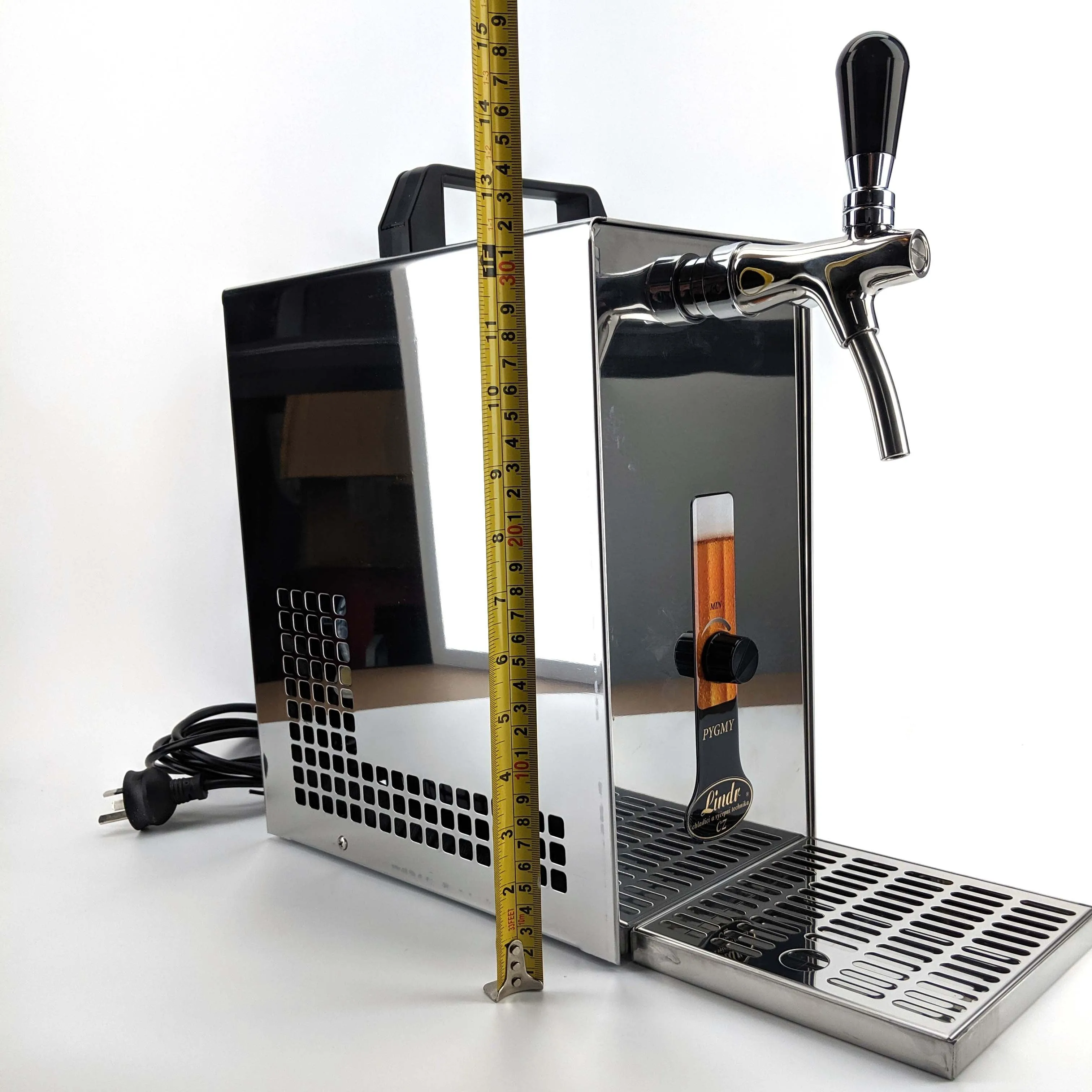 Lindr - Pygmy 25K - Bench Top Keg Dispenser - No Gas Cylinders Required