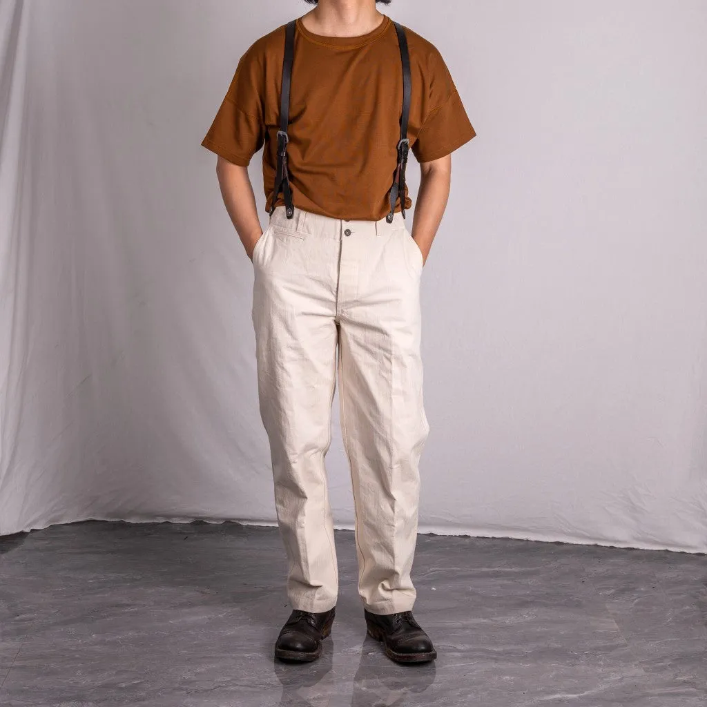 Men's HBT Pants Off-white