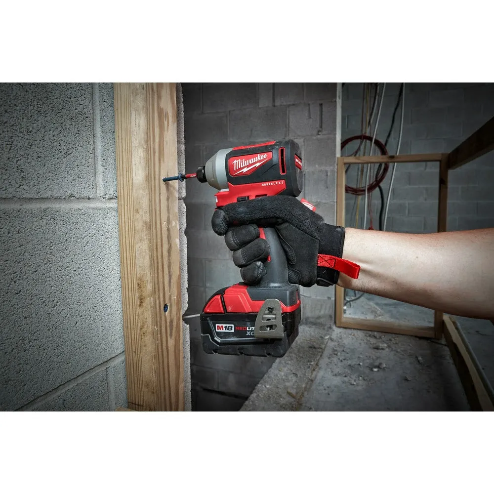 Milwaukee 2893-22CX M18 Brushless Hammer Drill/Impact Combo Kit 2.0,4.0