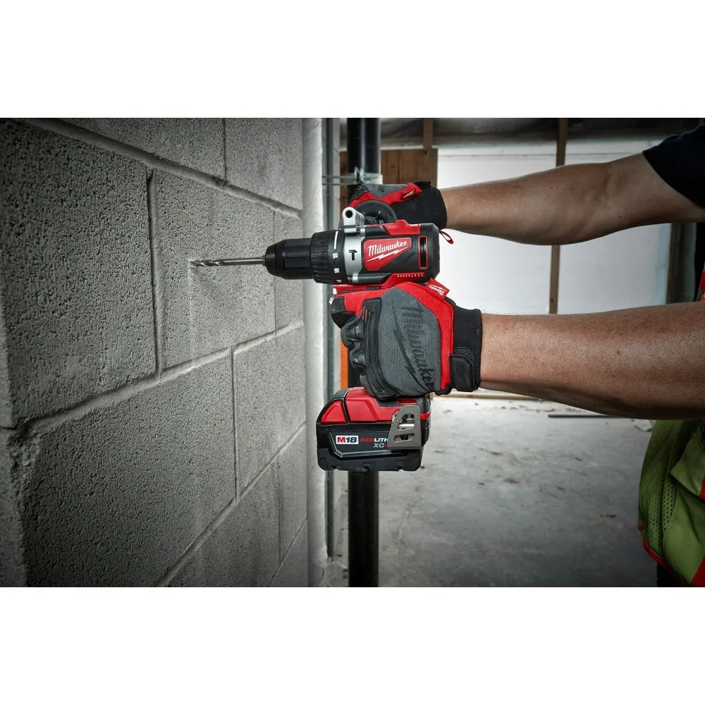 Milwaukee 2893-22CX M18 Brushless Hammer Drill/Impact Combo Kit 2.0,4.0