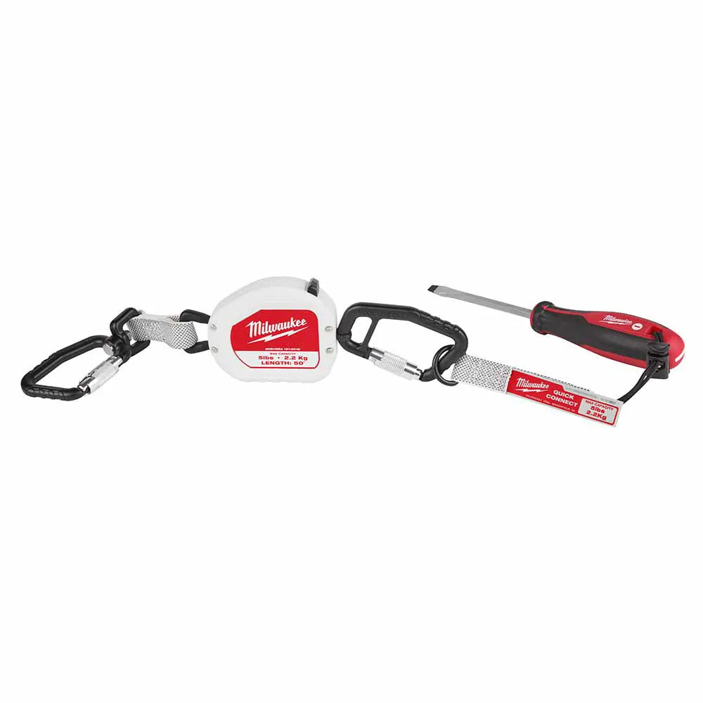 Milwaukee 48-22-8825 5Lbs 50" Retractable Tool Lanyard