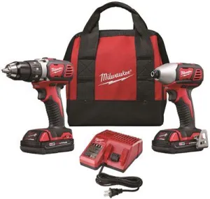 Milwaukee M18 Lithium-Ion Cordless Drill Driver & Impact Driver Combo Kit