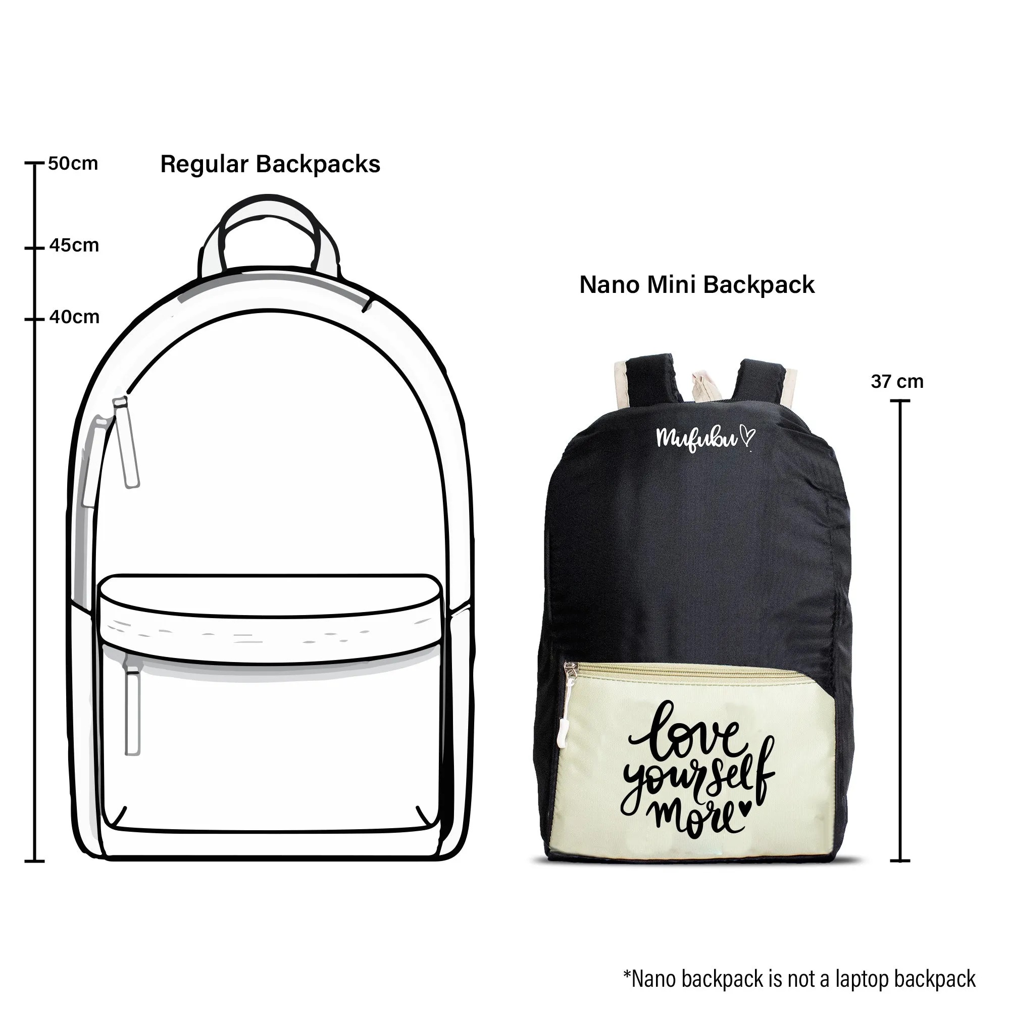 Nano Backpack 15 Ltr Now Or Never Black   Pistachio