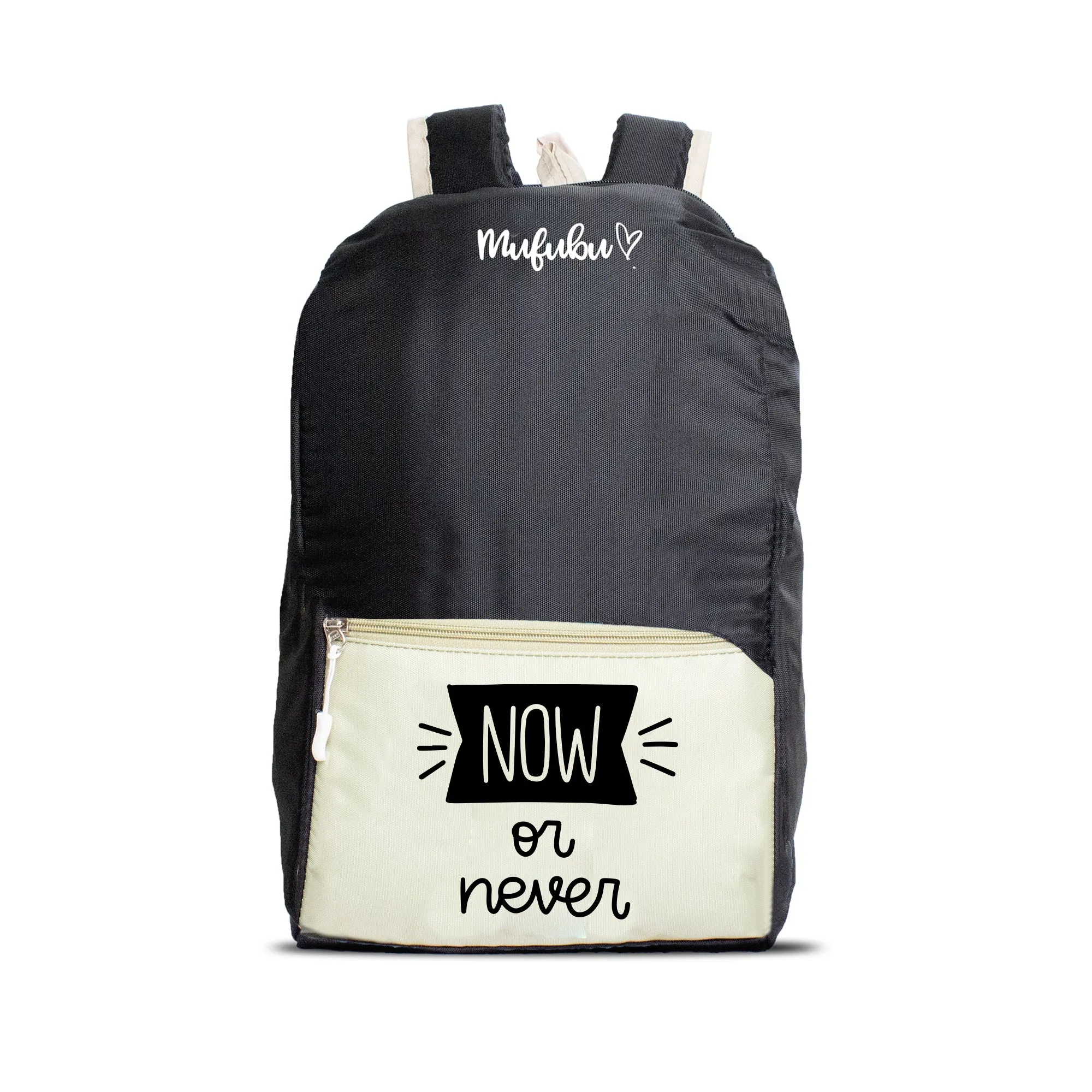 Nano Backpack 15 Ltr Now Or Never Black   Pistachio