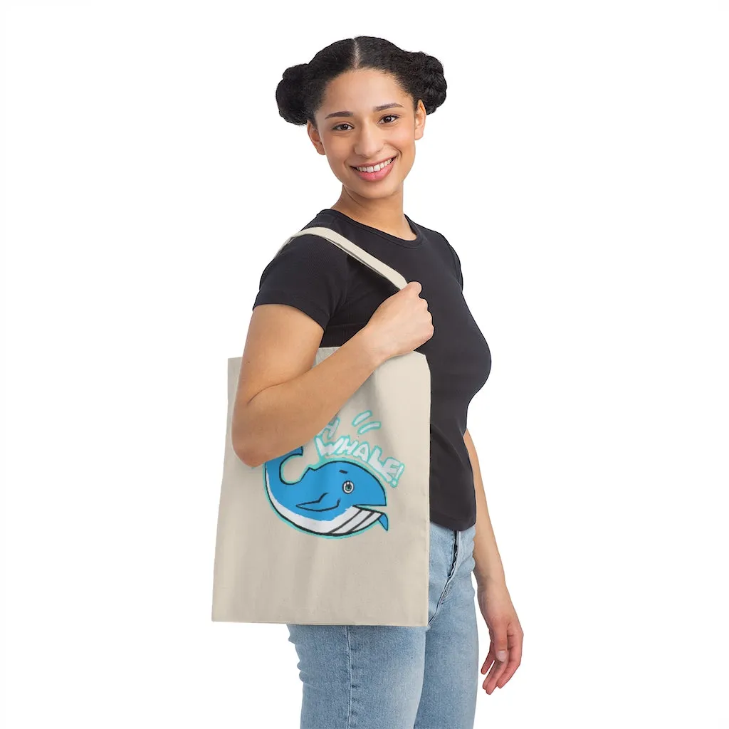 Oh Whale Canvas Tote Bag