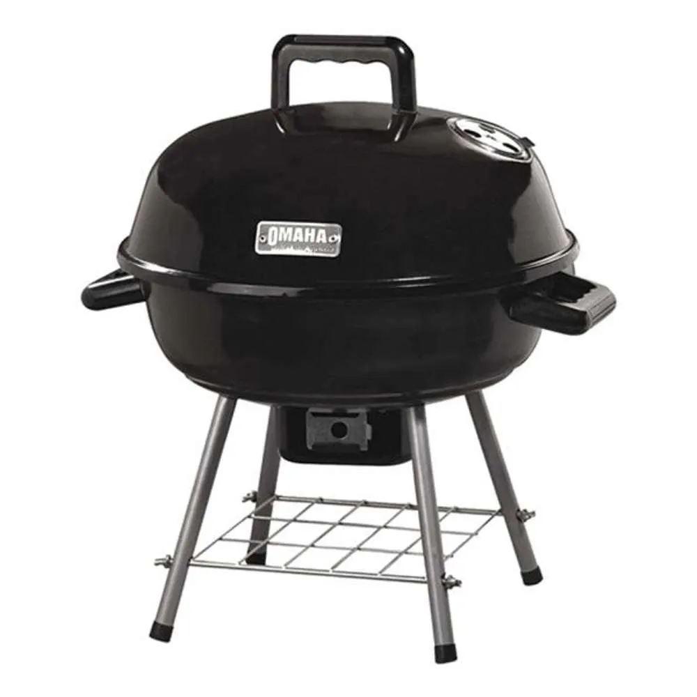 Omaha BBQ Kettle Grill Table Top Charcoal 14"