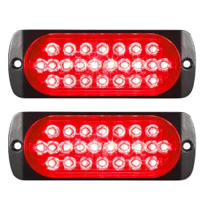 Partsam Red LED Trailer Clearance Marker Lights For Trailer Truck Tractor RV