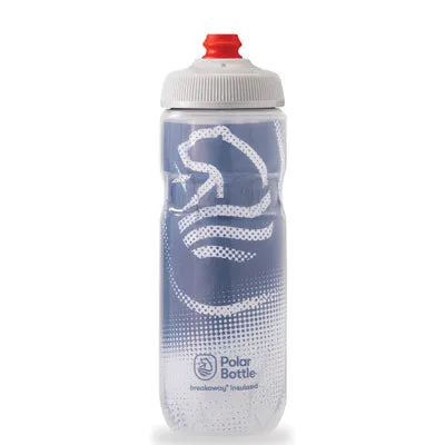 Polar Btl,Breakaway Insulated Big Bear Navy Blue/White 20Oz Breakaway Insulated 20Oz  Hydration