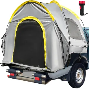 premium brand Truck Tent 6.5in Truck Bed Tent, Pickup Tent for Full Size Truck, Waterproof Truck Camper, 2-Person Sleeping Capacity, 2 Mesh Windows, Easy to Setup Truck Tents for Camping, Hiking, Fishing