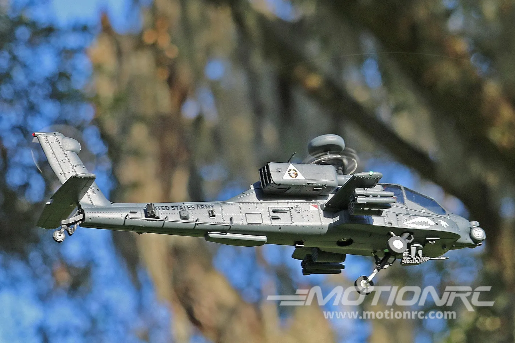 RotorScale AH-64 Apache 250 Size GPS Stabilized Helicopter - RTF