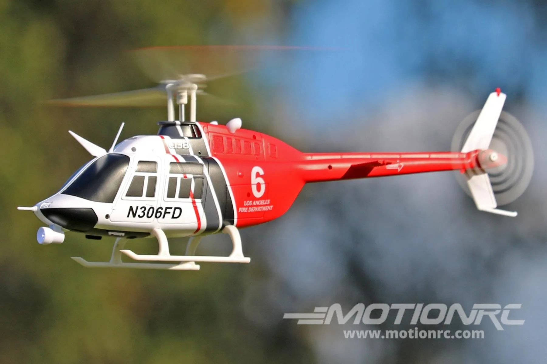 RotorScale Bell 206 150 Size Gyro Stabilized Helicopter - RTF