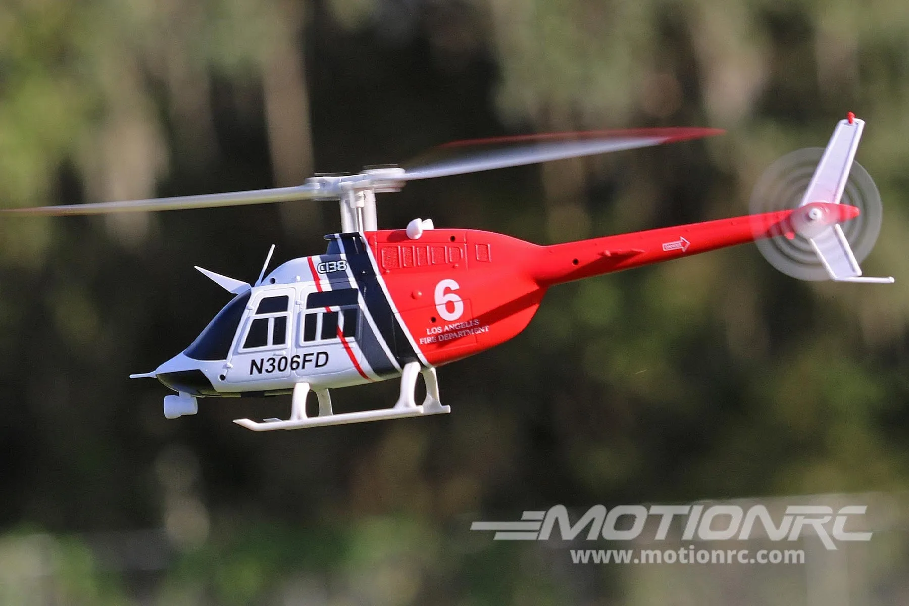 RotorScale Bell 206 150 Size Gyro Stabilized Helicopter - RTF