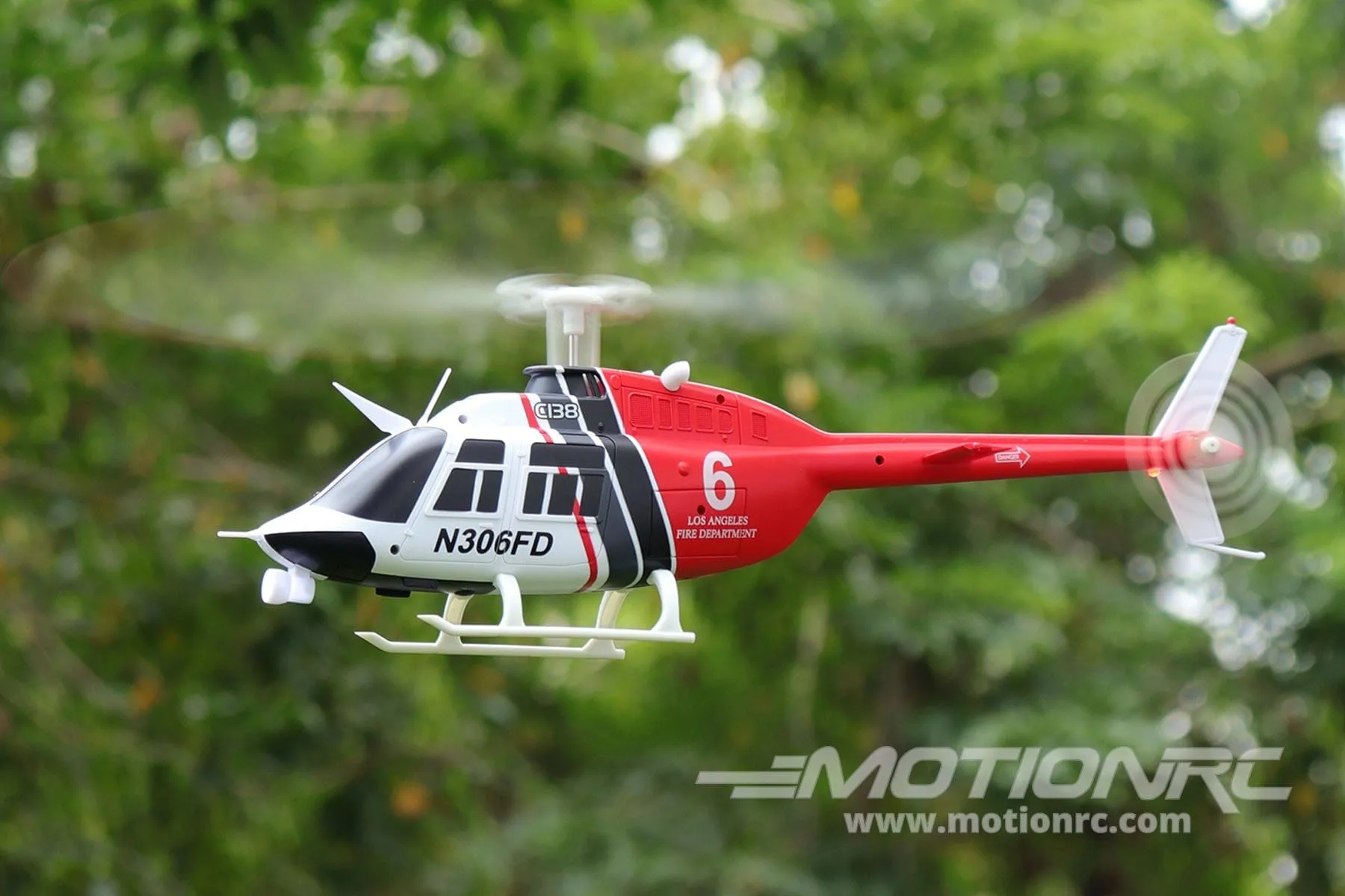 RotorScale Bell 206 150 Size Gyro Stabilized Helicopter - RTF