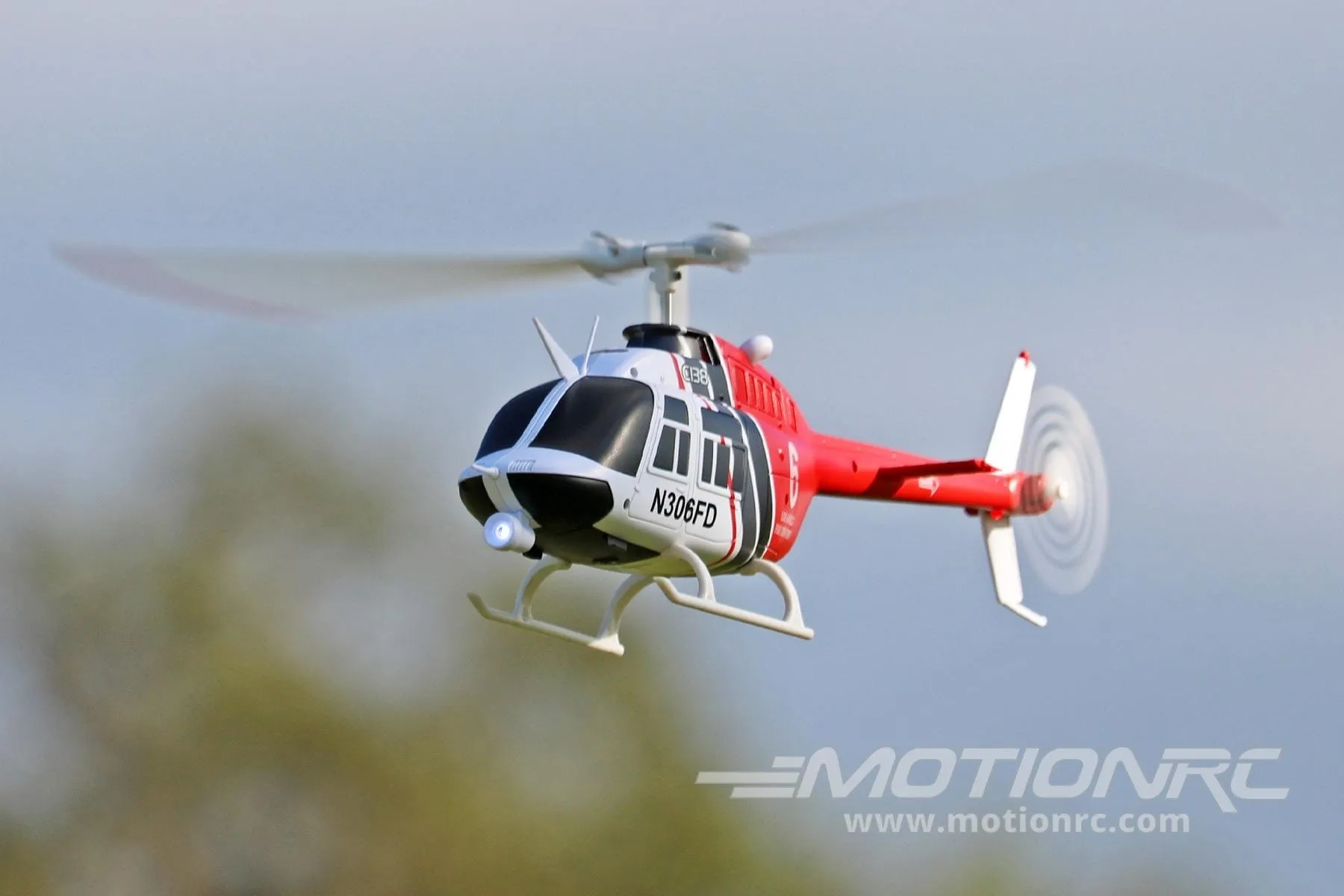 RotorScale Bell 206 150 Size Gyro Stabilized Helicopter - RTF