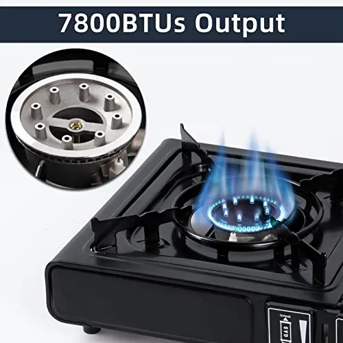 SHINESTAR Dual Fuel Portable Gas Stove for Propane & Butane