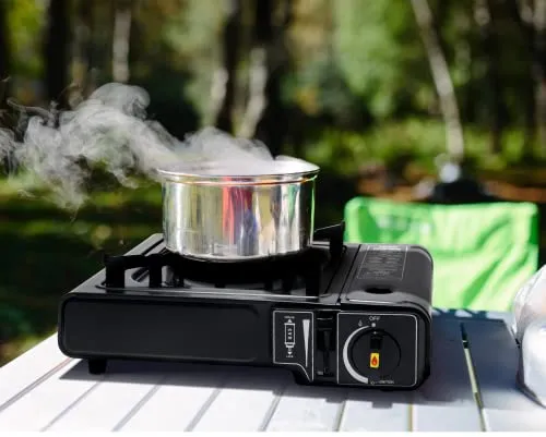 SHINESTAR Dual Fuel Portable Gas Stove for Propane & Butane